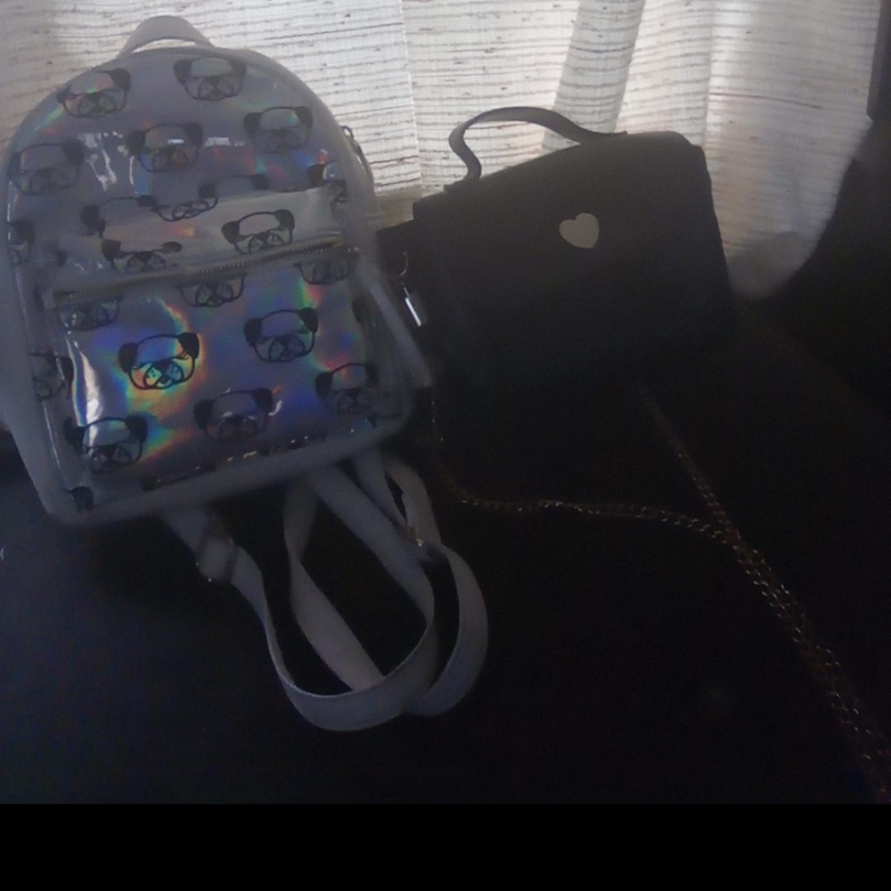 Mini  book bag and a pures